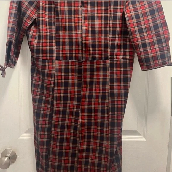 Unique Vintage Red Plaid Carmen
Half Sleeve Wiggle Dress Mad Men 2XL - NWT - Picture 10 of 15